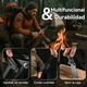 thumbnail image 2 of 5 En 1 Navaja Tactica De Camping Plegable Y Multiherramienta Portátil Xtellar negro, 2 of 4