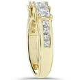 thumbnail image 3 of Pompeii 1 1/4ct Princess Cut Diamond Ring 14K Yellow Gold (G/H,SI2-I1), 3 of 4