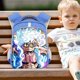thumbnail image 3 of Vlemua One Piece Backpack, Back to School, 14" One Piece Travel Book Bag for Students, School Supplies for Students and Fans, 3 of 6