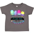 thumbnail image 3 of Inktastic I'm Just Here for the Sweets with Spun Sugar Candy Boys or Girls Toddler T-Shirt, 3 of 5