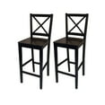 thumbnail image 2 of TMS Virginia Cross-Back 30" Bar Stool, Set of 2, Multiple Colors, 2 of 6