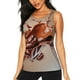 thumbnail image 1 of Fotbe Coffee Beans Chocolate Splash Blusas Sin Mangas para Mujer – Estilo Casual, Corte Suelto, Slim-Fit, Cuello Redondo Deportivo, Tops de Verano para Gimnasio y Yoga-Medium, 1 of 7