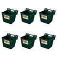 thumbnail image 1 of Little Giant Heavy Duty 15 Quart Mountable Plastic Hook Feeder, Green (6 Pack), 1 of 3
