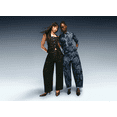 thumbnail image 6 of Free Assembly Women's and Women's Plus Print Barrel Jeans, 30" Inseam, Sizes 0-28W, 6 of 6