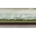 thumbnail image 2 of Arlington Collection Rug – 8 Ft Square Green Medium-Pile Rug Perfect for Living Rooms, Kitchens, Entryways, Green/ Ivory, 2 of 5