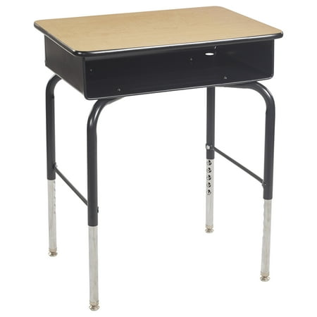 ECR4Kids Open Front Kids Desk with Metal Book Box Ready-to-Assemble