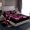 Black Pink, variant on Manfei Black Girl 3pcs Twin Sheet Sets,Kawaii Princess Twin Fitted Sheet,Colorful Stars Breathable Flat Sheet,Super Cozy Glitter Room Decoration