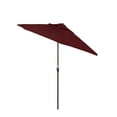 thumbnail image 2 of California Umbrella ATA908117-SA36 9 ft. Casa Series Patio Bronze Auto Tilt Crank Lift - Pacifica Burgundy Fabric, 2 of 6