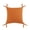 Burnt Orange, variant on LR Home Ayra 16" x 24" Pink Solid Cotton Adult Decorative Throw Pillow