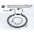 thumbnail image 2 of Hematite Bracelet for Women - Faceted Beads Bracelet(Adjustable), 2 of 5