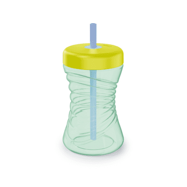 NUK Fun Grips Toddler Sippy Cup with Straw, 1 Pack, Neutral
