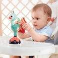 thumbnail image 3 of Baby Sensory High Chair Toy - Developmental Highchair Rattle with Suction Cup for 6 to 12 Months Old Infant & Toddler, Peacock, 3 of 6