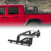 Modular 2 IN 1 Adjustable Full-size Pickup Roll bar Overland Bed Rack For Chevrolet S-10/GMC Sonoma/Chevy Colorado/GMC Canyon/Ford Ranger/Jeep/Toyota Tacoma Tundra/Nissan Frontier Titan