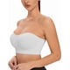 thumbnail image 3 of Sujetador bandeau sin tirantes y sin aros para mujer, sujetador tipo bralette con relleno, sujetador de tubo sin costuras con tirantes transparentes, 3 of 5