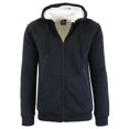 thumbnail image 2 of Men's Sherpa Fleece Lined Zip-Up Hoodie, 2 of 6