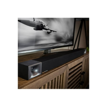 Klipsch - Cinema 600 3.1 Sound Bar System with Wireless Pre-Paired 10" Subwoofer - Black