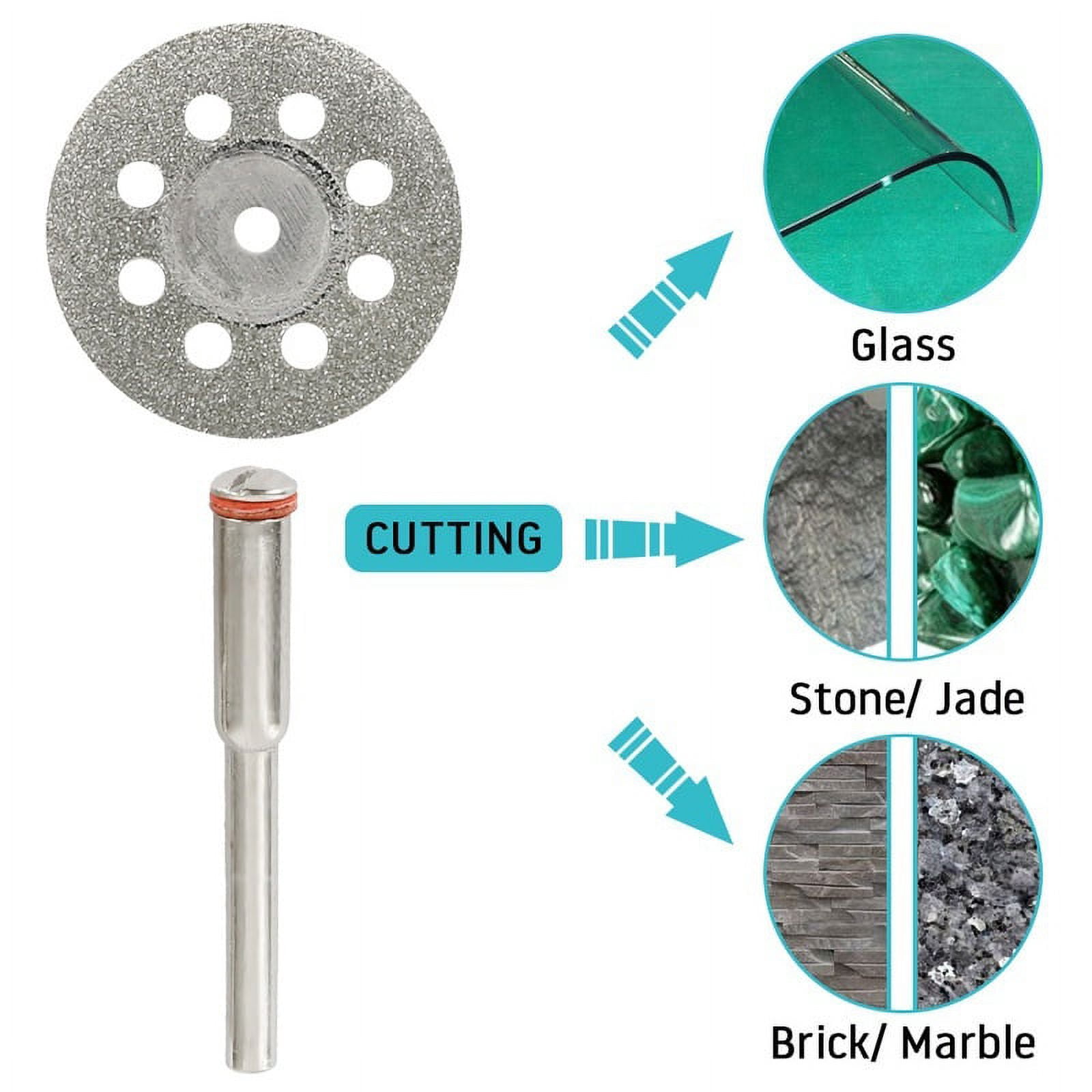 HOTBEST 31pcs/8pcs Circular Saw Blades - Rotary Tool Cutting Disc Kit Accessories, Metal Drill Cutting Discs for Wood Plastic Metal Cutting