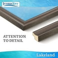 thumbnail image 2 of Icona Bay 8x10 Hickory Brown Picture Frames, Classic Style, 6 Pack, Lakeland Collection (US Company), 2 of 6