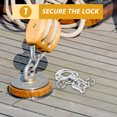 thumbnail image 4 of KAKOWELY Shackle Giratorio Para Marina Con Horquilla Y Operación Manual Fácil De Instalar Y Retirar, 4 of 7