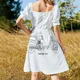 thumbnail image 5 of Copia de Lambretta 125 e Vestido de manga corta Vestido de verano para mujer Conjuntos elegantes para mujer Vestido de noche Hada, 5 of 7