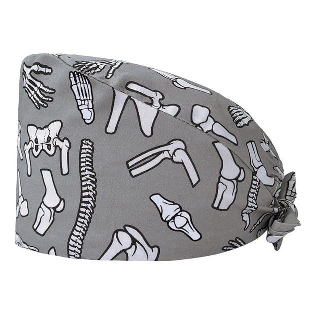 relayinert Scrub Cap Breathable Printed Nurses Day Gift for Massaging SPA Beauty Center style C Style B