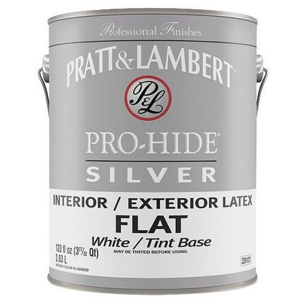Pratt Amp Lambert 0000z8101 16 1 Gal Agate Gray Flat Latex Interior Paint Walmart Com Walmart Com
