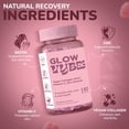 thumbnail image 3 of Vybes Glow Beauty Gummies – Skin, Hair & Nails Wellness Support with Biotin, 60 Count, 3 of 6