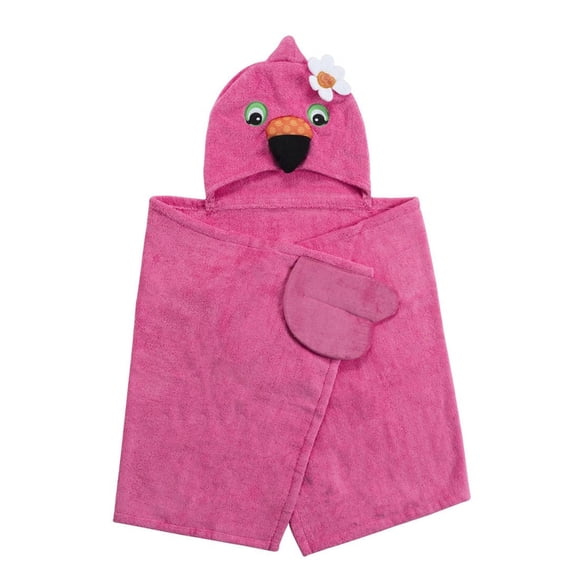 Toalla de baño con capucha ZOOCCHINI de rizo 100% algodón para niños