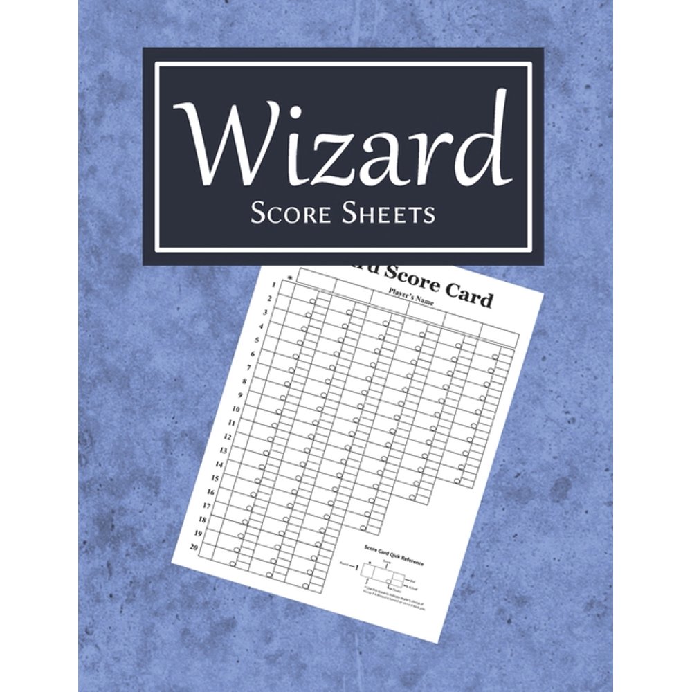 Wizard Score Sheets Wizard Board Game, Wizard Card Game (Paperback