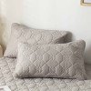 Almohada aislante con núcleo de fibra, funda amarilla, funda protectora de algodón para hoteles, transpirable, resistente al aceite, suave con la piel, funda de almohada para el hogar