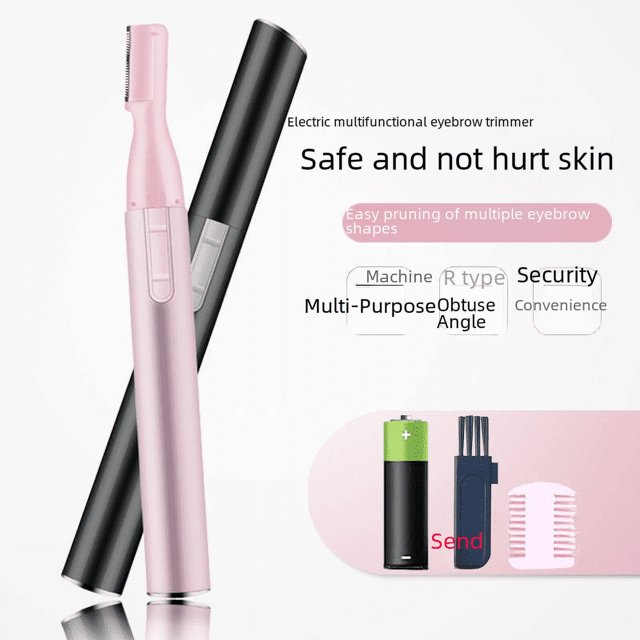 Recortador de cejas eléctrico para hombres y mujeres, afeitado automático, artefacto recortador de cejas, depilación, recortador de belleza para principiantes, herramienta de maquillaje de belleza