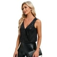 thumbnail image 4 of Women's Sparkly Sequin Sleeveless Tank Top, 4 of 5