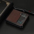 thumbnail image 6 of Allytech Filp Case Compatible with Samsung Galaxy Z Flip 3,Luxury PU Leather+Soft TPU With Shockproof Case for Samsung Galaxy Z Flip 4 6.7 inch,Brown, 6 of 6