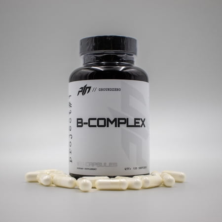 Project 1 Nutrition Vitamin B Complex Dietary Supplement 1 Count 120 Caps