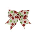 thumbnail image 2 of Dvkptbk Christmas 2 Packs of Christmas Bows Composite Non Woven Brushed Christmas Holiday Decoration Props Bows Christmas Tree Decorations Christmas Decorations, 2 of 6