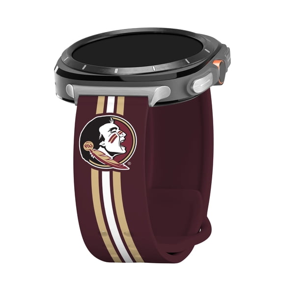 Seminoles HD Watch Band for Samsung Galaxy Watch Ultra 47mm (Short Stripes)