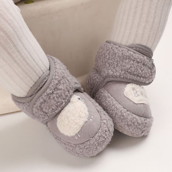 Huowey Warm Shoes Soft Booties Comfortable Boots Toddler Warming Home Shoes Snow Boots for Baby Girls and Boys