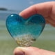 thumbnail image 4 of Teissuly Glass Beach Pocket Heart, Pocket Heart Beach Glass Token, Heart Shaped Beach Decoration, Mini Cute Pocket Glass Gift, Sea Glass Crafts Keepsake Gift for Someone You Love Teissuly WER202310060015, 4 of 9