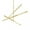 Brushed Gold, variant on CH10356-BN-Kuzco Lighting-Vega - 72W LED Linear Chandelier-16.5 Inches Tall and 0.75 Inches Wide-Brushed Nickel Finish