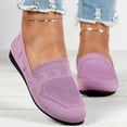 thumbnail image 2 of Sopiago Women Loafers Mesh Flats Non Slip Walking Shoes Casual Lightweight Breathable Comfortable Slip On Womens Shoes Purple,6, 2 of 7