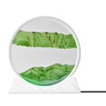 thumbnail image 3 of Arena móvil imagen artística luz de noche lámpara de escritorio pintura de arena movediza lámpara de mesa arena que fluye para la decoración del dormi Verde 18cmx19.5cm SM SunniMix Imagen de arena dinámica, 3 of 8