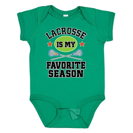 

Inktastic Lacrosse is My Favorite Season Gift Baby Boy or Baby Girl Bodysuit