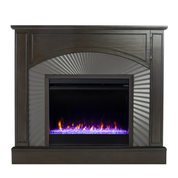 SEI Furniture Billingsdon Freestanding Color Changing Fireplace