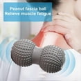 thumbnail image 4 of Peanut Massageboll Djupvävnadsmuskelavslappning Dubbel Lacrosse Rulle Fysioterapi Ben Arm Midja Mage Rygg Fot Helkropps Massagerare, 4 of 5