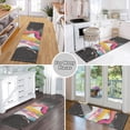 thumbnail image 6 of Yayeee Runner Rug for Bedroom 2'x6' Machine Washable Hallway Non Slip Mat, Colorful Black, 6 of 8