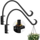 thumbnail image 1 of Ganchos giratorios para colgar plantas de alta resistencia (2 piezas de 12 pulgadas) - Soporte de suspensión de plantas de hierro negro para flores, cestas, macetas, comederos de pájaros, lintern, 1 of 5