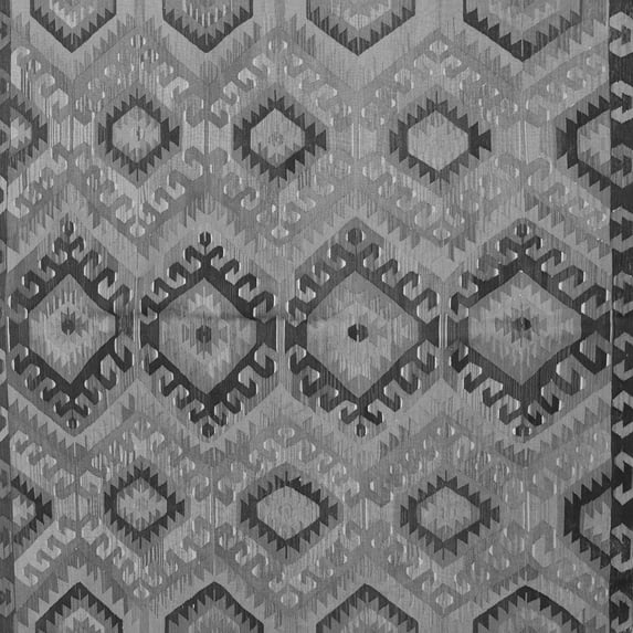 Ahgly Company Indoor Square Southwestern Gray Country Area Rugs, 5' Square