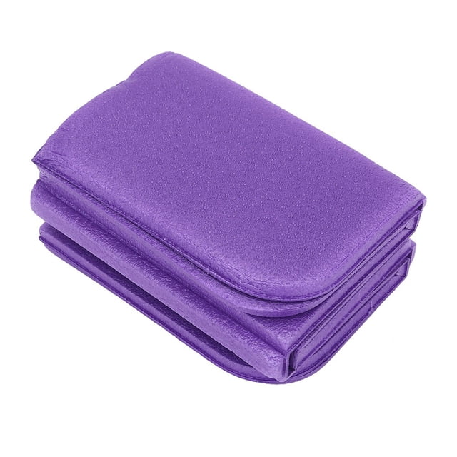 M Buder Asiento de Cojín Plegable Portátil Impermeable para Picnic Alfombra de Espuma Almohadilla de Exterior para Camping Senderismo (15.15 x 10.82 in / 38.5 x 27.5 cm) Morado