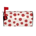 thumbnail image 2 of Lsque Abstract Red Polka Dot Mailbox Cover Standard Size ,Magnetic Mailbox Covers Post Wraps Letter Box Cover -25.5x21 in, 2 of 9