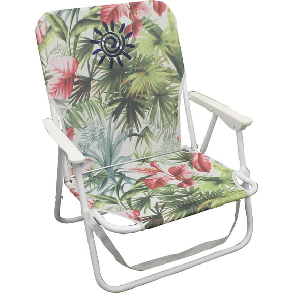 The Islander Group Tropical Mid Height Folding Beach Chair